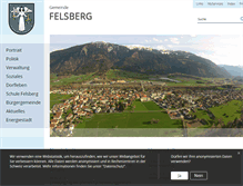 Tablet Screenshot of felsberg.ch